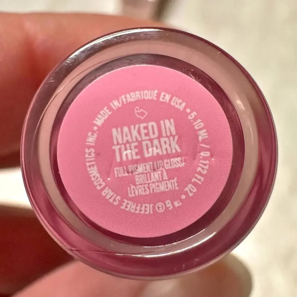 NIB Jeffree Star Supreme Full Pigment Lip Gloss Naked In Dark Full Size 5.10ml